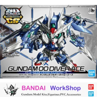 Bandai Original SDCS Cross Silhouette Gundam OO Diver Ace Action Figure Assembly Model Kit Collectible Gifts