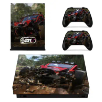 Game Dirt 5 Full Cover Skin Console &amp; Controller Decal Stickers for Xbox One X Skin Stickers Vinyl