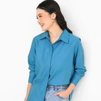 Geulis.id DAILY SHIRT BRIGHT SERIES (12 warna) KEMEJA KERJA / KEMEJA ANTIKUSUT / KEMEJA POLOS S SWED