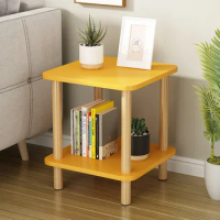 Sofa Tables Nordic Living Room Mobile Mini Coffee Simple Side TableCorner Bedside Small Round Table Fashion Home Furniture