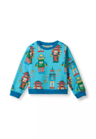 Smafolk Dayton sweatshirt with robots