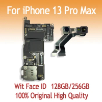 Original Motherboard For iPhone 13 Pro Max, Face ID Logic Board, Mainboard with Free iCloud,128GB, 256GB, 512GB, Unlocked