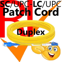SC/UPC-LC/UPC Patch Cord Dx 2 M PatchCord Duplex FO/Fiber Optic/Optik