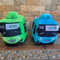 boneka tayo hijau dan biru ukuran M Dolls