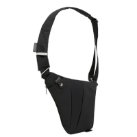Anti-Theft Slim Sling Bag, Multi- Body Bag Shoulder Pack for Men Women Outdoor Travel(Black)