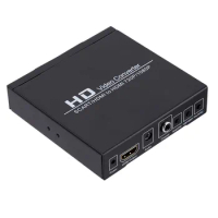 Scart/HDMI to HDMI Video converter convert sart set-top box, HD player to digital HDMI 720p or 1080P,3.5mm &amp; coaxial audio out