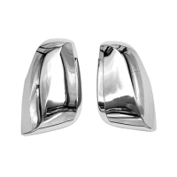 Chrome Rearview Side Glass Mirror Cover Trim Frame Side Mirror Caps