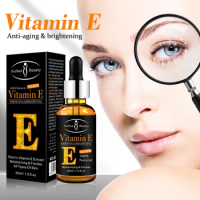 Eye Serum Vitamin E Anti-wrinkle Anti-Age Whiten Lightening Dark Circles Eye Care Essence Against Puffiness And Bags 30ml