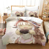 Made in Abyss Bedding Set Single Twin Full Queen King Size Bed Set Aldult Kid Bedroom Duvetcover Set