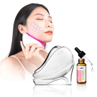 【Ms.elec 米嬉樂】冰熱輪廓緊緻儀+左旋維他命C 10%精華液(嫩白提拉/動態舒緩波/美容儀/導入儀)