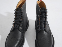 訂製 全牛皮 水牛皮 TB  英國雕花鞋  真皮 材質  高端設計 鞋款 高統  FOR GD迷