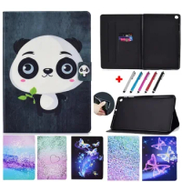 For Samsung Galaxy Tab S6 Lite 10.4 Case 2022 2020 SM-P610 SM-P613 Funda For Tab S6 Lite Tablet Cat Puppy Flip Wallet Shell Gift