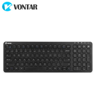 VONTAR K02 2.4G Wrieless Keyboard for Android tv box Mac PC /Smart TV and Windows 10 / 8 / 7