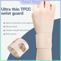 รั้งข้อมือ TFCC แบบปรับได้, ห่อข้อมือ, สนับแข้งกีฬาบาง, เข็มขัดพยุงข้อมือสำหรับพักฟื้น, เหมาะสำหรับโ