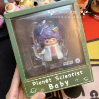 Pucky Planet Explorer Scientist Baby Hanging Card Hand Office