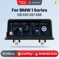 Junsun Wireless CarPlay Andorid Auto Car Radio For BMW E81 E82 E87 E88 2005 - 2012 Multimedia DSP GPS 2din Autoradio