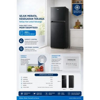 KULKAS 2 PINTU MIDEA MDRT385MTB30ID / 385MTB (266L GARANSI 10 TAHUN) BIG SIZE MDRT 385MTB30 Big Ice