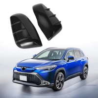 For Toyota Corolla Cross 2021 2022 Side Door Rearview Mirror Cover Trim Sticker Styling