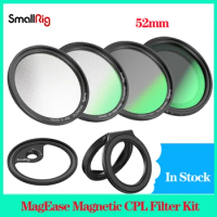 SmallRig MagEase Magnetic CPL Filter Kit 52mm 4216 1/4 Effect Black Mist Filter For Vivo X90pro Mate 50 Cellphone Filter Clip