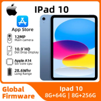 Apple IPad 10 2022 HDR display 10.9 inches 2360x1640 CPU Apple A14 IOS 64GB fingerprint unlock original used ipad