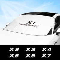 Car Front Windshield Sunshade Cover Accessories For BMW X3 F25 G01 X4 F26 G02 X5 E70 F15 G05 X6 E71 F16 G06 X1 E84 F48 X2 F39 X7