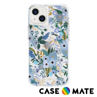 【CASE-MATE】iPhone 13 6.1吋 Rifle Paper Co. x CM 限量聯名款 抗菌防摔殼(花園派對 - 藍)