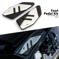 Motorcycle Footrest Foot Pads Pedal Plate Pedals For Yamaha X-MAX125 X-MAX250 X-MAX300 X-MAX400 2017-2023 XMAX 125 250 300 400