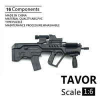 1/6 Israel Tavor Assault Rifle 4D Gun Model Soldier Weapon Plastic Assemble Model Toy