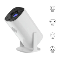 Small Projector Clear Display WIFI6 2.4G+5G 1GB+8GB Memory Wirelessly Easy Installation