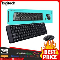 Keyboard dan Mouse Logitech MK220 - Wireless - MK 220 - PC Komputer