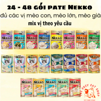 [Thùng 48 gói] Pate NEKKO cho mèo gói 70g đủ các dòng