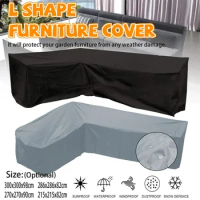 Waterproof Corner Sofa L Shape Cover Rattan Patio Garden Furniture Protective Cover All-Purpose Outdoor Dust Covers 2 SIZES