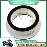 OZOEMPT Motorcycle Air Filter Apply to XP500 TMAX 2001-2011 OEM:5GJ-15408-00 Right Hand Side V-Belt