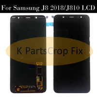 6.0'' amoled screen For Samsung Galaxy j8 2018 j810 LCD Touch Screen Digitizer Assembly For SM-J810 LCD Display