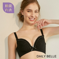 【黛莉貝爾 DAILY BELLE】輕盈美體收脂美波時尚內衣 黑、芋頭 2色 B-E杯(薄軟杯) | 6050