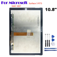 AAA+ For Microsoft Surface 3 Surface3 10.8" RT3 1645 1657 LCD Display Touch Screen Digitizer Glass A