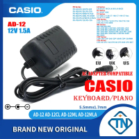 อะแดปเตอร์ 12V 1. 5a ad-12 AD-12CL AC/DC สำหรับ Casio CPS-7 CPS-50 CPS-8KT CPS-700 CPS-740 WK-3700 ค