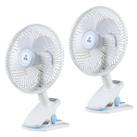 【勳風】2入組_DC桌夾壁掛扇/USB可外接行動電源小風扇(BHF-S0010)