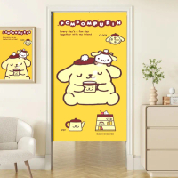 【巴芙洛】日本三麗鷗一片式魔術貼長門簾85x180cm-布丁狗-02(hello kitty/美樂蒂/布丁狗/風水簾/門簾)