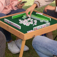 Outdoor Folding Mahjong Table Travel Portable Leisure and Entertainment Picnic Table Camping Dormitory Portable Mahjong Tile