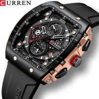 Đồng hồ nam CURREN mẫu mới 8442, đồng hồ chronograph sáu kim đa chức năng thời trang