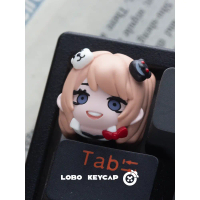Danganronpa! ฝาครอบกุญแจศิลปะเรซิ่น ส่วนบุคคล Enoshima Shieldko สำหรับแป้นพิมพ์เครื่องกล