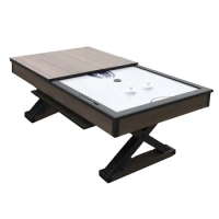 Ultra 2 In 1 Multi-Function Engineer Wood Air Powered 7Ft Modern Professional Air Hockey Table Game Dining Top