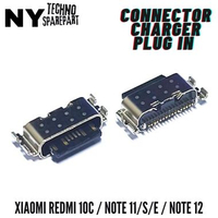 NY PLUG IN XIAOMI REDMI 10C / NOTE 11/S/E / NOTE 12 CONNECTOR CHARGER