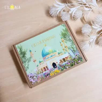 Hampers Sajadah Sola Suede Embossed Polos Simple Souvenir Lebaran Oleh2 Haji Umrah Kemas Box Tosca E