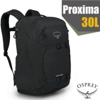 【OSPREY】Proxima 30L 超輕多功能城市休閒筆電背包/可容16吋筆電.帶哨可調腰帶/適登山健行/黑 R