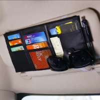 Car styling Sun Visor Holder Multifunction Organizer Pouch for Lexus RX300 RX330 RX350 IS250 LX570 is200 is300 ls400