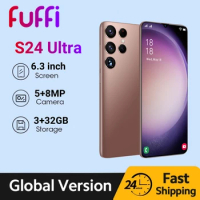 FUFFI-S24 Ultra,Smartphone Android 6.3 inch 3000mAh Battery 3+32GB ROM Mobile phones Google Play Store 5+8MP Original Cellphones