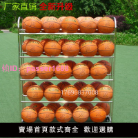 不銹鋼球車球架籃球足球排球收納架裝球的架子可移動球車室內