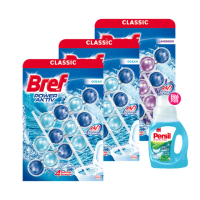 【Bref 妙力】懸掛式浴廁馬桶清潔球50g*3x3組 618特談(海洋/薰衣草)